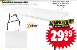 Dirk Summit Gear inklapbare tafel aanbieding