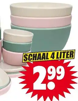Dirk Schaal aanbieding