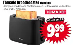 Dirk Tomado broodrooster TBT1000B aanbieding