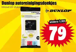 Dirk Dunlop autoreinigingsdoekjes aanbieding