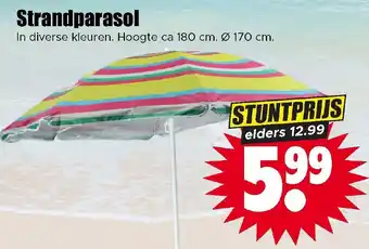 Dirk Strandparasol aanbieding