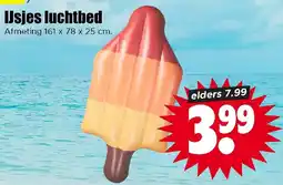 Dirk Ijsjes luchtbed aanbieding