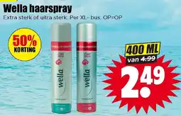 Dirk Wella haarspray aanbieding
