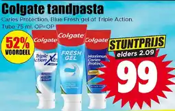 Dirk Colgate tandpasta aanbieding