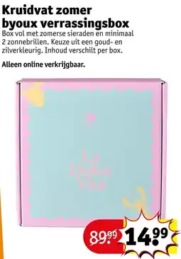 Kruidvat Kruidvat Zomer Byoux Verrassingsbox aanbieding