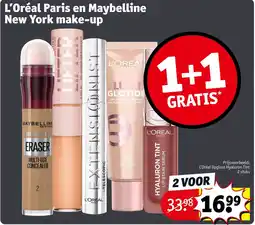 Kruidvat L'Oréal Paris en Maybelline New York Make-Up aanbieding