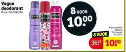 Kruidvat Vogue Deodorant aanbieding