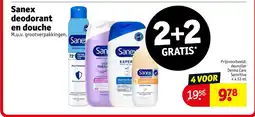 Kruidvat Sanex Deodorant en Douche aanbieding