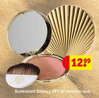Kruidvat Sunkissed Eivissa SPF30 powder duo aanbieding