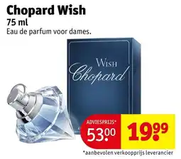 Kruidvat Chopard Wish aanbieding