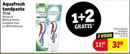 Kruidvat Aquafresh Tandpasta aanbieding