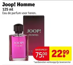 Kruidvat Joop! Homme aanbieding