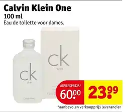 Kruidvat Calvin Klein One aanbieding