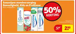 Kruidvat Sensodyne Mondverzorging Gevoeligheid, Kids en ProGlasur aanbieding