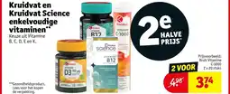 Kruidvat Kruidvat en Kruidvat Science Enkelvoudige Vitaminen aanbieding