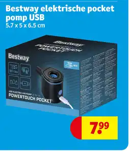 Kruidvat Bestway elektrische pocket pomp USB aanbieding