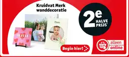 Kruidvat Kruidvat Merk wanddecoratie aanbieding