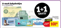 Kruidvat A-merk babydoekjes aanbieding