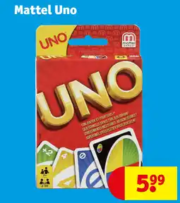 Kruidvat Mattel Uno aanbieding