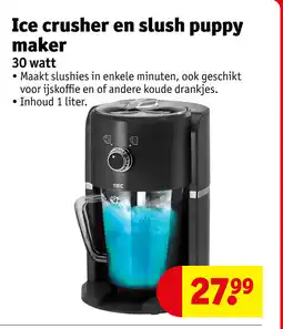 Kruidvat Ice crusher en slush puppy maker aanbieding