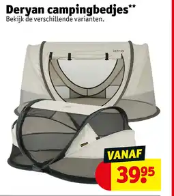 Kruidvat Deryan campingbedjes aanbieding