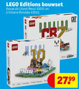 Kruidvat Lego editions bouwset aanbieding