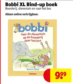 Kruidvat Bobbi XL Bind-up boek aanbieding