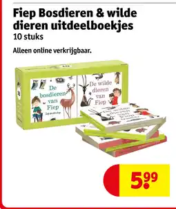Kruidvat Fiep Bosdieren & wilde dieren uitdeelboekjes aanbieding