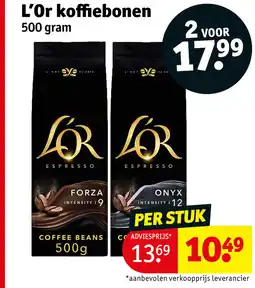 Kruidvat L'Or koffiebonen aanbieding