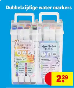 Kruidvat Dubbelzijdige water markers aanbieding