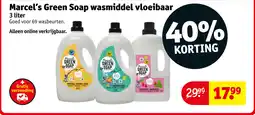Kruidvat Marcel's Green Soap wasmiddel vloeibaar aanbieding