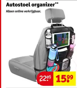 Kruidvat Autostoel organizer aanbieding