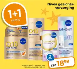 Trekpleister Nivea gezichtsverzorging aanbieding