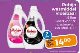 Trekpleister Robijn wasmiddel vloeibaar aanbieding
