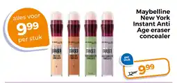 Trekpleister Maybelline new york instant anti age eraser concealer aanbieding