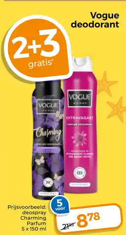 Trekpleister Vogue deodorant aanbieding