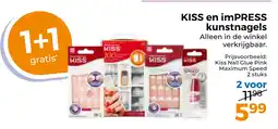 Trekpleister Kiss en impress kunstnagels aanbieding