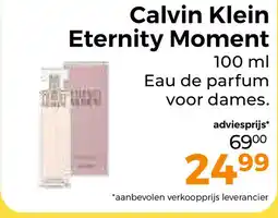 Trekpleister Calvin klein eternity moment aanbieding