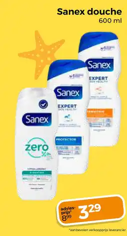 Trekpleister Sanex douche aanbieding