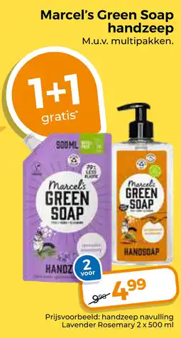 Trekpleister Marcel's Green Soap handzeep aanbieding