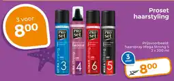 Trekpleister Proset haarstyling aanbieding