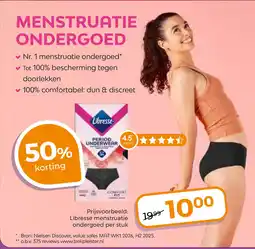 Trekpleister Menstruatie ondergoed aanbieding