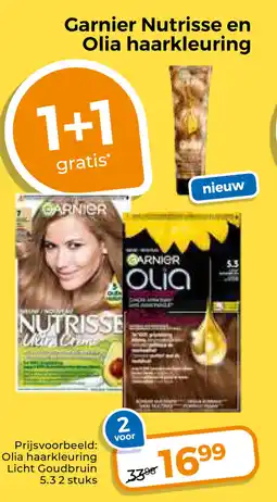 Trekpleister Garnier nutrisse en olia haarkleuring aanbieding