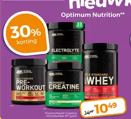 Trekpleister Optimum Nutrition aanbieding