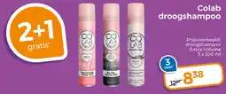 Trekpleister Colab droogshampoo aanbieding
