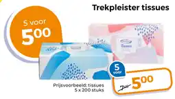 Trekpleister Trekpleister tissues aanbieding