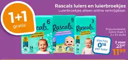 Trekpleister Rascals luiers en luierbroekjes aanbieding