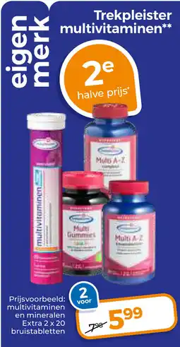 Trekpleister Trekpleister multivitaminen aanbieding