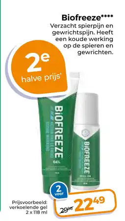 Trekpleister Biofreeze aanbieding