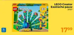 Trekpleister Lego creator exotische pauw aanbieding